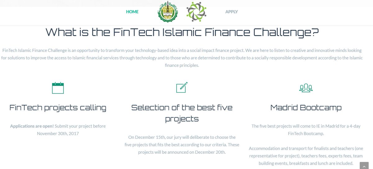 FinTechIsDB's tweet photo. What is the #fintech #islamicfinance #challenge?
#Entrepreneurship #startups #technology #Competition #socialimpact #ethicfinance #IsDBgroup https://t.co/mFwBhoaBHc