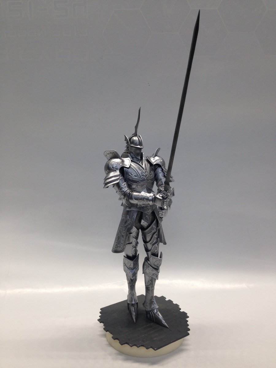 デモンズソウル★つらぬきの騎士★ガレージキット塗装済完成品★ デモンズソウル☆つらぬきの騎士-リメイク版-☆ガレージキット