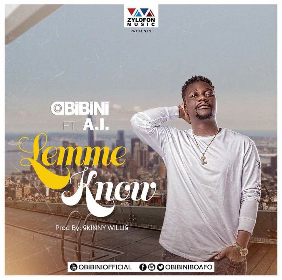 HOTinGH's tweet photo. #TrendinginGH
@Obibiniboafo ft @ai2ligit - LEMME KNOW drops today.
#Melodywire https://t.co/j9c5SNXQvo