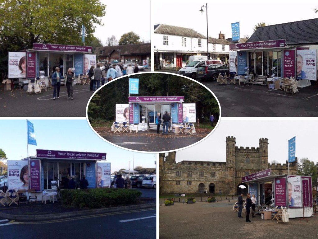 mobextrailers's tweet photo. Great first week of the @benenden_trust Health Roadshow across Kent last week - Week 2 starts in Maidstone tomorrow #roadshow #health #event https://t.co/WdQRg8uqjK