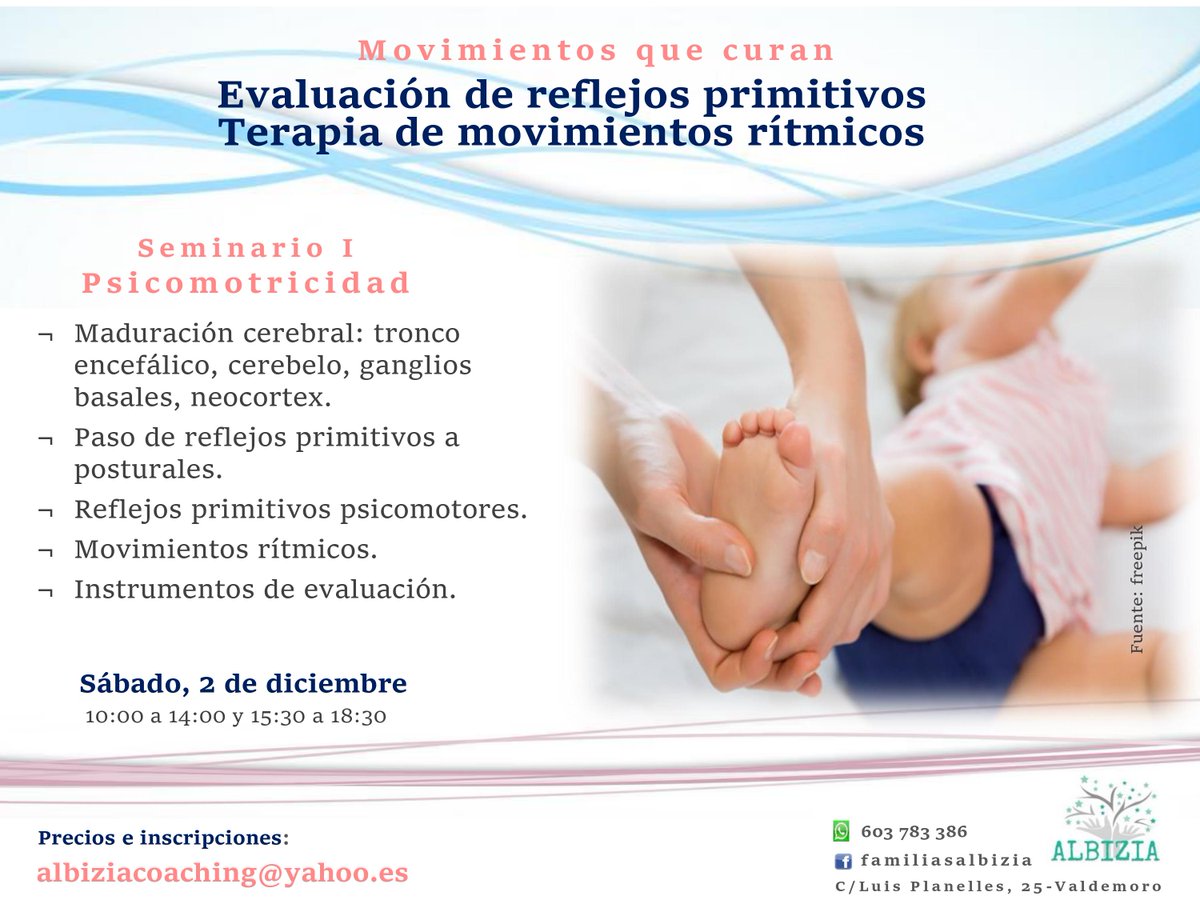 centroalbizia's tweet photo. 🤰Reflejos primitivos asociados al desarrollo psicomotor, instrumentos de evaluación y terapia de movimientos rítmicos 🤹
¡No te quedes fuera!
Jornadas de innovACCIÓN educativa desarrolladas por Albizia
#reflejosprimitivos #terapiademovimientosritmicos #BRMT #educacion https://t.co/PEACPMd8pR