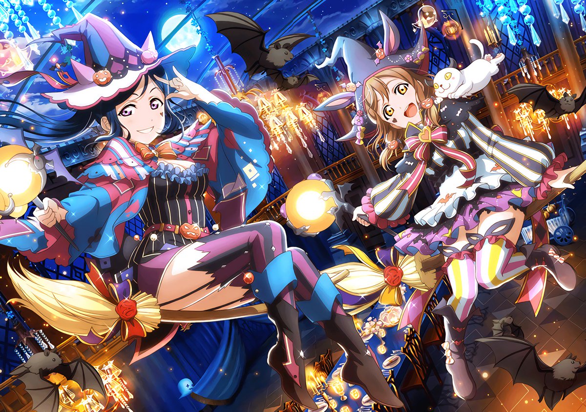 UR・SSR・SR新規追加部員(Aqours)
【ハロウィン編(Part2)】
覚醒前 / 覚醒後

#スクフェス部員まとめ
