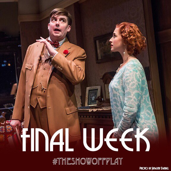 ThePeccadillo's tweet photo. Final week to catch our delightful production of #TheShowOffPlay! Get tickets: https://t.co/hqPSRqPndA https://t.co/5FtC65PnML