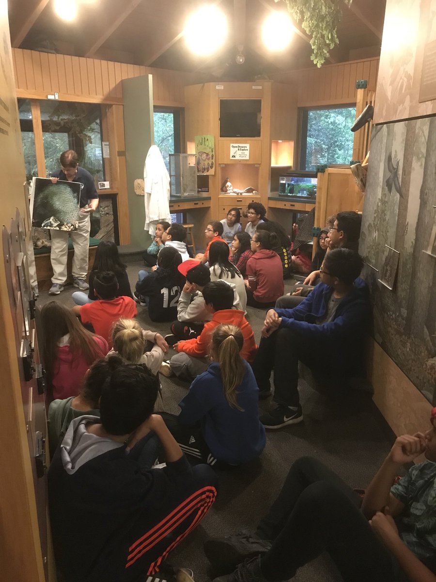 McMethods's tweet photo. The @LJMS_FCPS Eplorers team had a great time thanks to the @NatlParkService staff at the Willow Oaks Nature Center! #watershedlife https://t.co/lTvCzTLy28