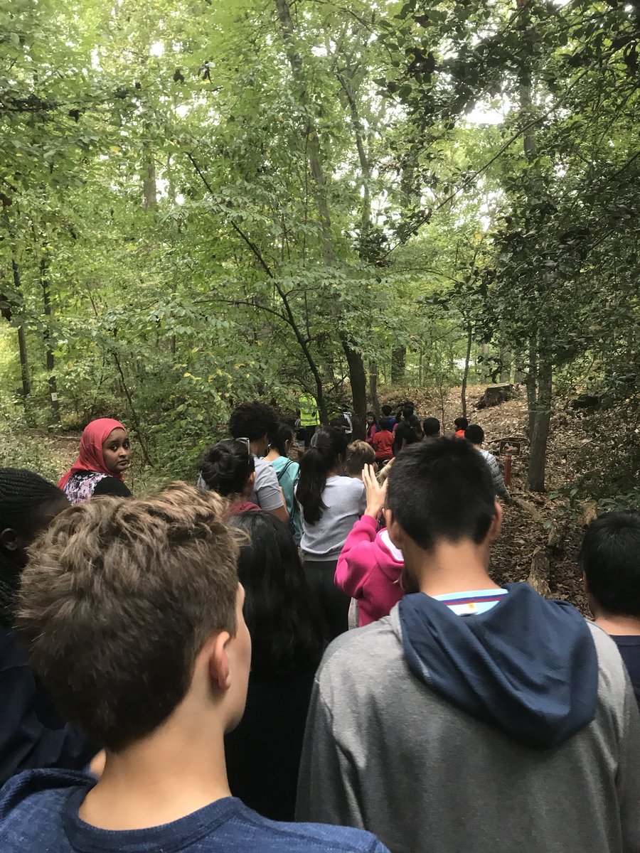 McMethods's tweet photo. The @LJMS_FCPS Eplorers team had a great time thanks to the @NatlParkService staff at the Willow Oaks Nature Center! #watershedlife https://t.co/lTvCzTLy28