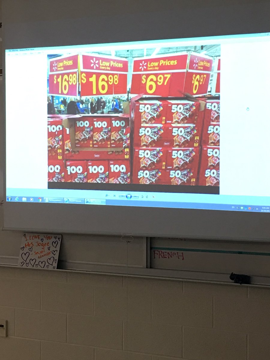 JayJogee's tweet photo. Low prices? 8B has you figured out! Exploring rates through real life contexts @SpringbrookPS #EngageMath #our3act #peelmath https://t.co/eJjcfV7FdV