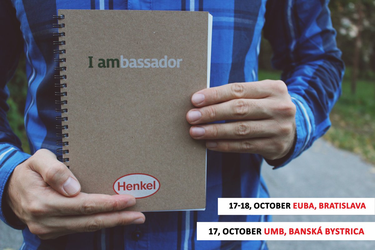 Autumn #jobfair season starts! Meet #HenkelSlovakia at @KomunikaciaEuba and <a href="/ef_umb/">Ekonomická fakulta UMB</a> next week! #jobfair2017 #EUBA #umbbanskabystrica