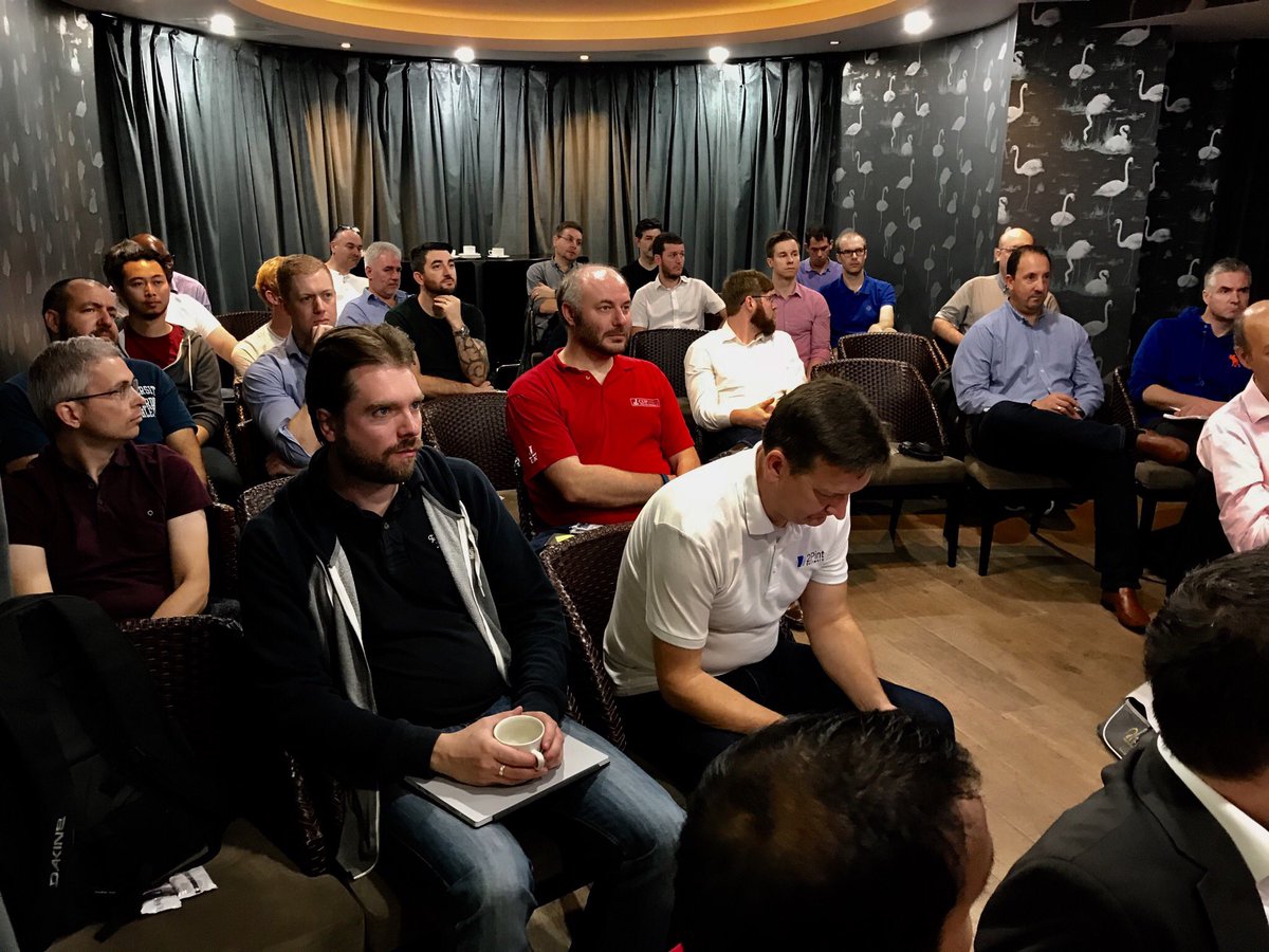 parallels's tweet photo. Having a great time presenting Parallels Mac Management #MicrosoftSCCM to @wmug user group in London! #SCCM https://t.co/ua5Zj90XIo