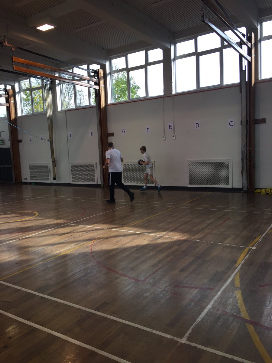 #allsaintsccduk Manchester Giants coach putting our year 9s through their paces!! #basketball #manchestergiants