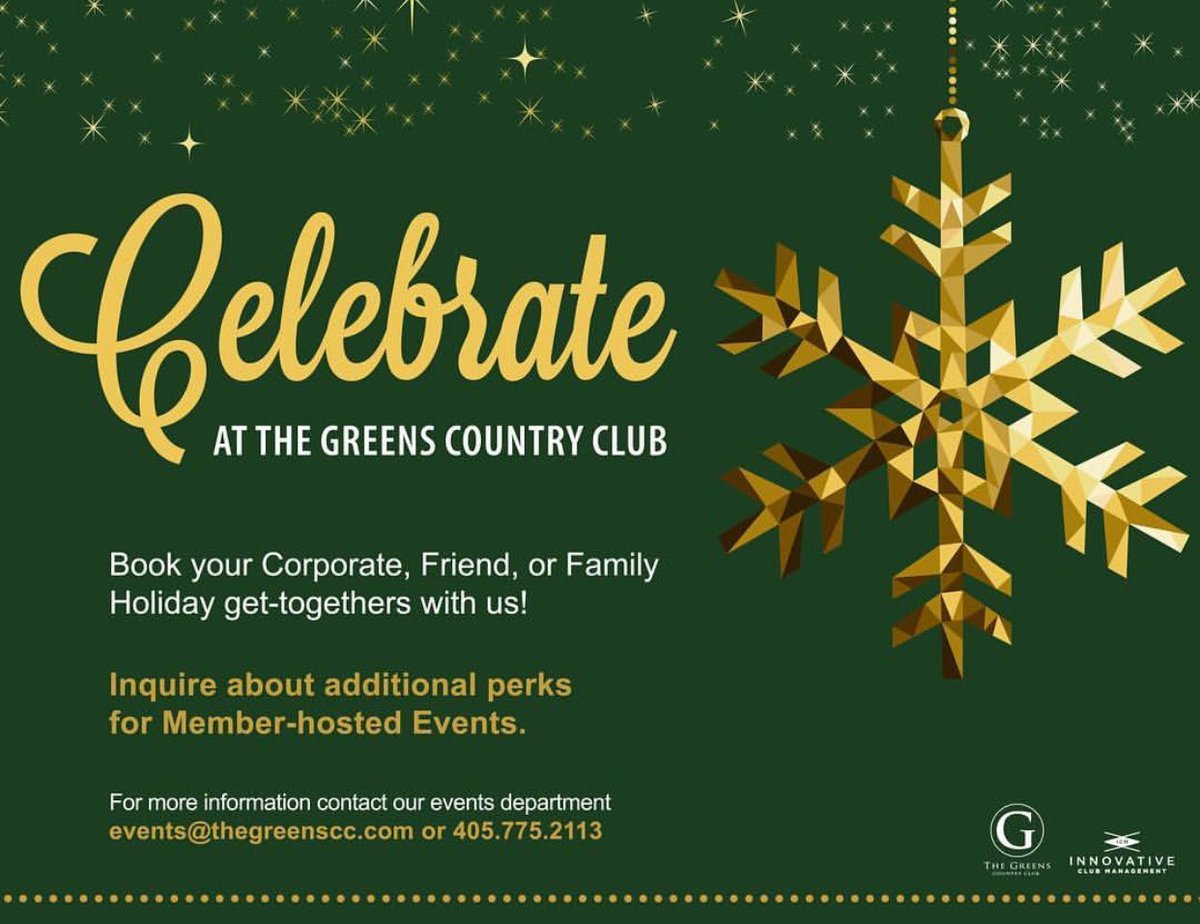 SEWPOK's tweet photo. Our friends @TheGreensCC have beautiful event space for your holiday gatherings! Give them a call today! #sewppros #holidayparty https://t.co/w5HLm4o1n4