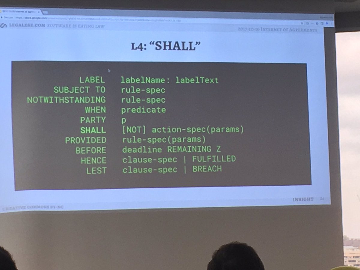 #iofa oh no we now have the SHALL clause - the world will never be the same/ lawyers as programmers