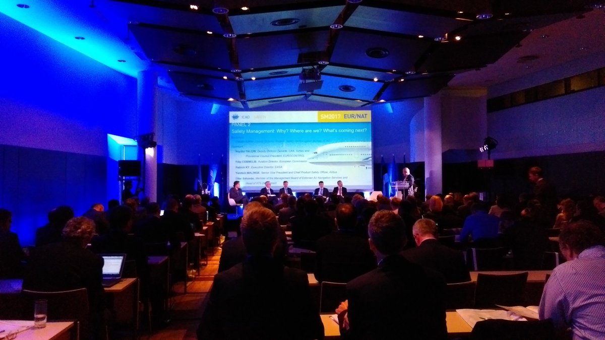 CorinaStiubei's tweet photo. Panel 2 of the #ICAOTallinn2017 is discussing the direction in which Safety Management is going. #SM2017 #SafetyFirst https://t.co/LtRm1qc6Fe