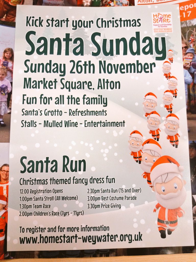 JGeoghegan_EHDC's tweet photo. If the gloomy weather is making you festive, why not check out @HSWeyWater 's annual Santa Run! Great for anyone with kids #HoHoHo #Alton https://t.co/QxHrJ0jgjd
