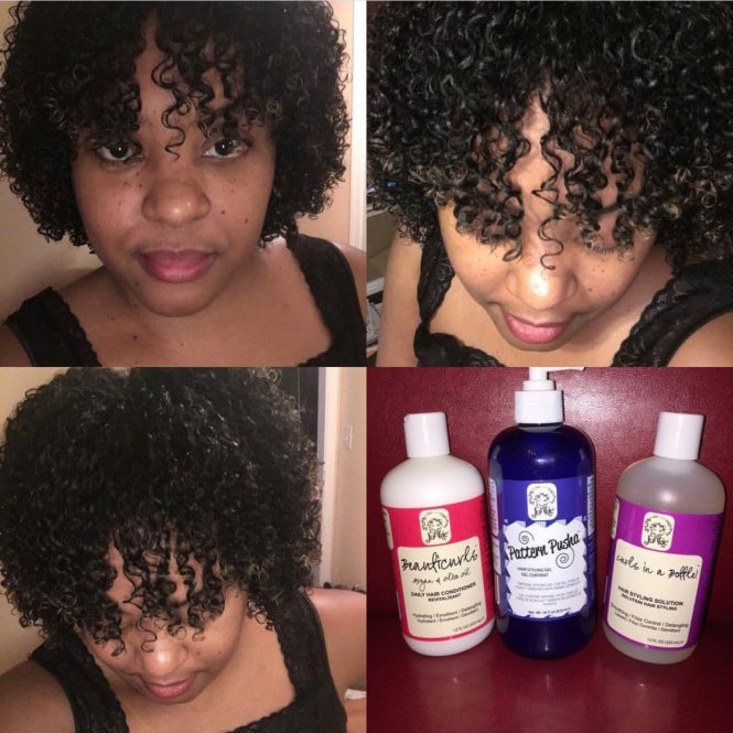 curljunkie's tweet image. A winning combo for her washngo style! 😍➿ #beauticurls #patternpusha #CIAB #curlyhair #coilyhair #washngo  @curljunkie 📷:@mygeminicurlzz
