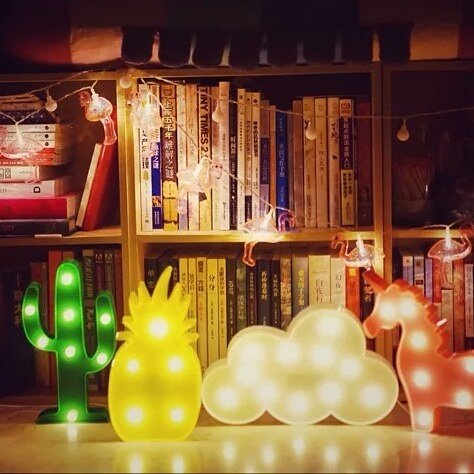 nbakilight's tweet image. #unicornlight #cloudlight #pineapplelight #cactuslight #flamingostring #marqueelights. #stringlights #Akilight