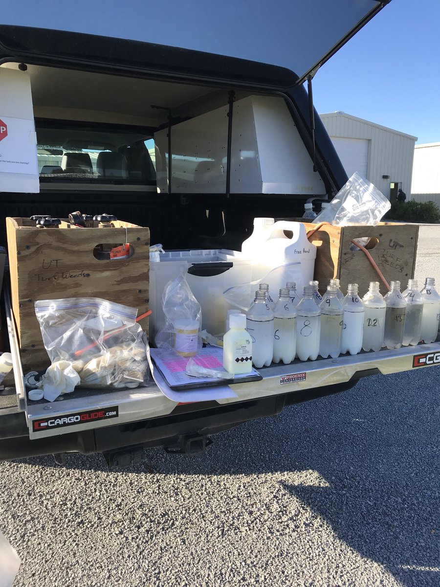 gbreeden1's tweet photo. There is just something about mixing on the tailgate on a crisp fall morning going to be a great day in Jackson, TN #WTREC #Poa https://t.co/usL6V08mmy
