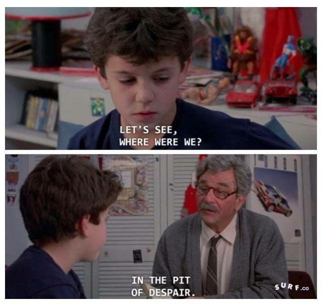 Me coming back from Reading Week: