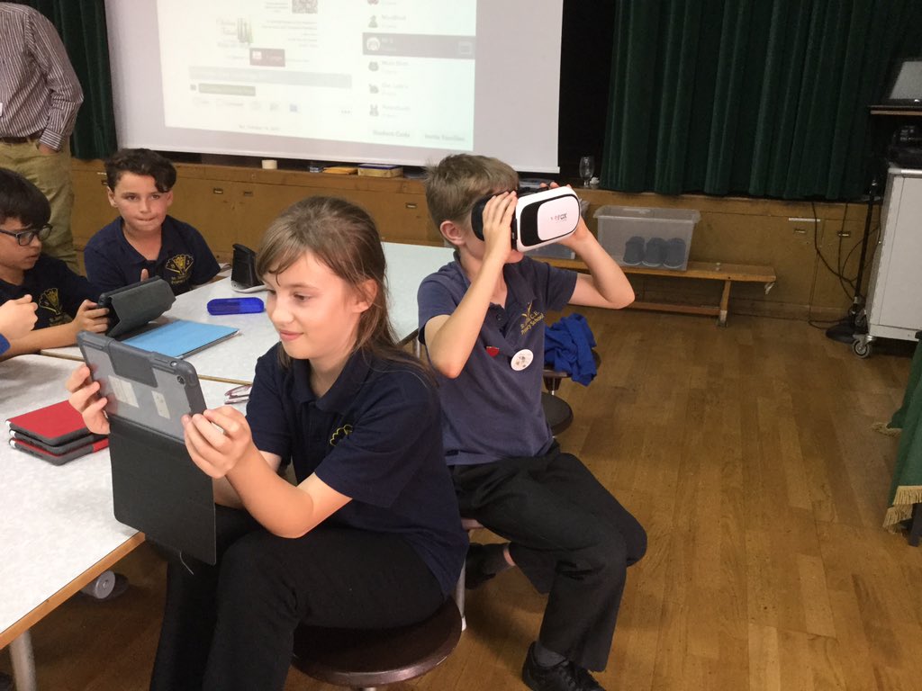SJCEPSHereford's tweet photo. Digital leaders had an informative day using iPads and vr #funtechnology https://t.co/SUWpygPqQD
