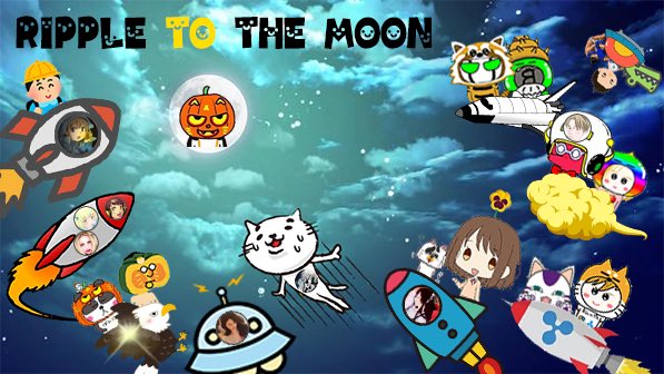 caferinsen's tweet image. Ripple to the Moon!! 
#xrp 
#ripple 
#SwellbyRipple