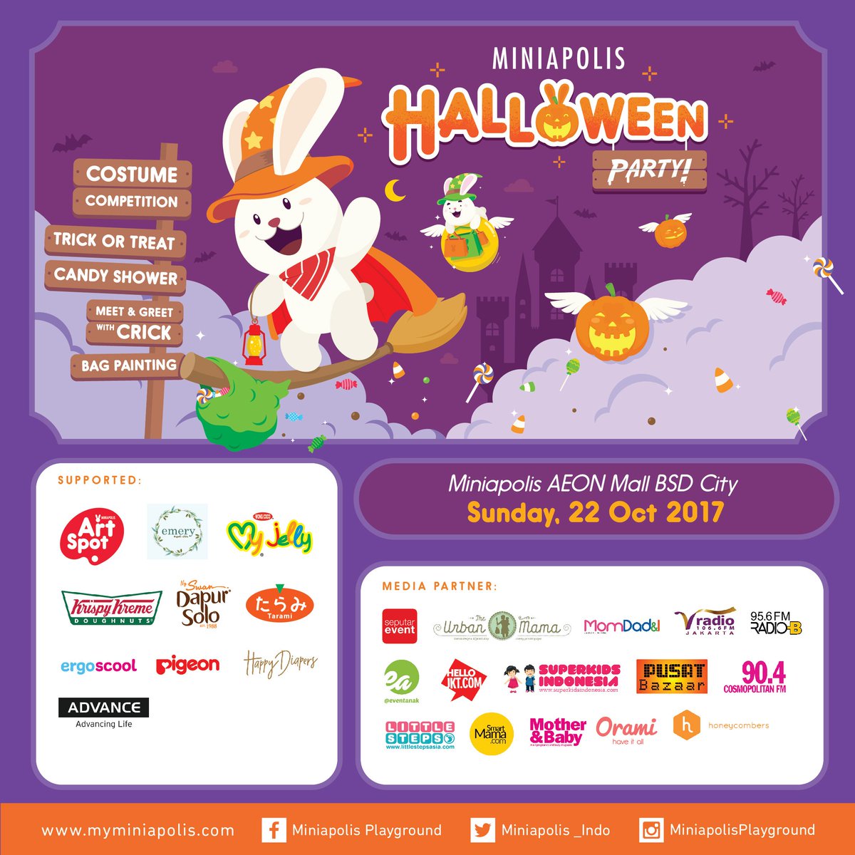 B000! Are you ready to join #MiniapolisHalloweenParty <a href="/AEONMallBSDCity/">AEON MALL BSD CITY</a> 2017? Info: 081517218566   bit.ly/2xrUZdl