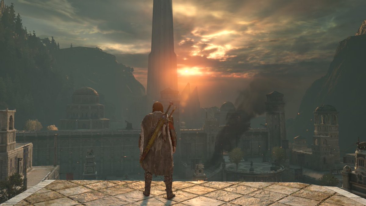 Love stopping to look at the view #ShadowofWar