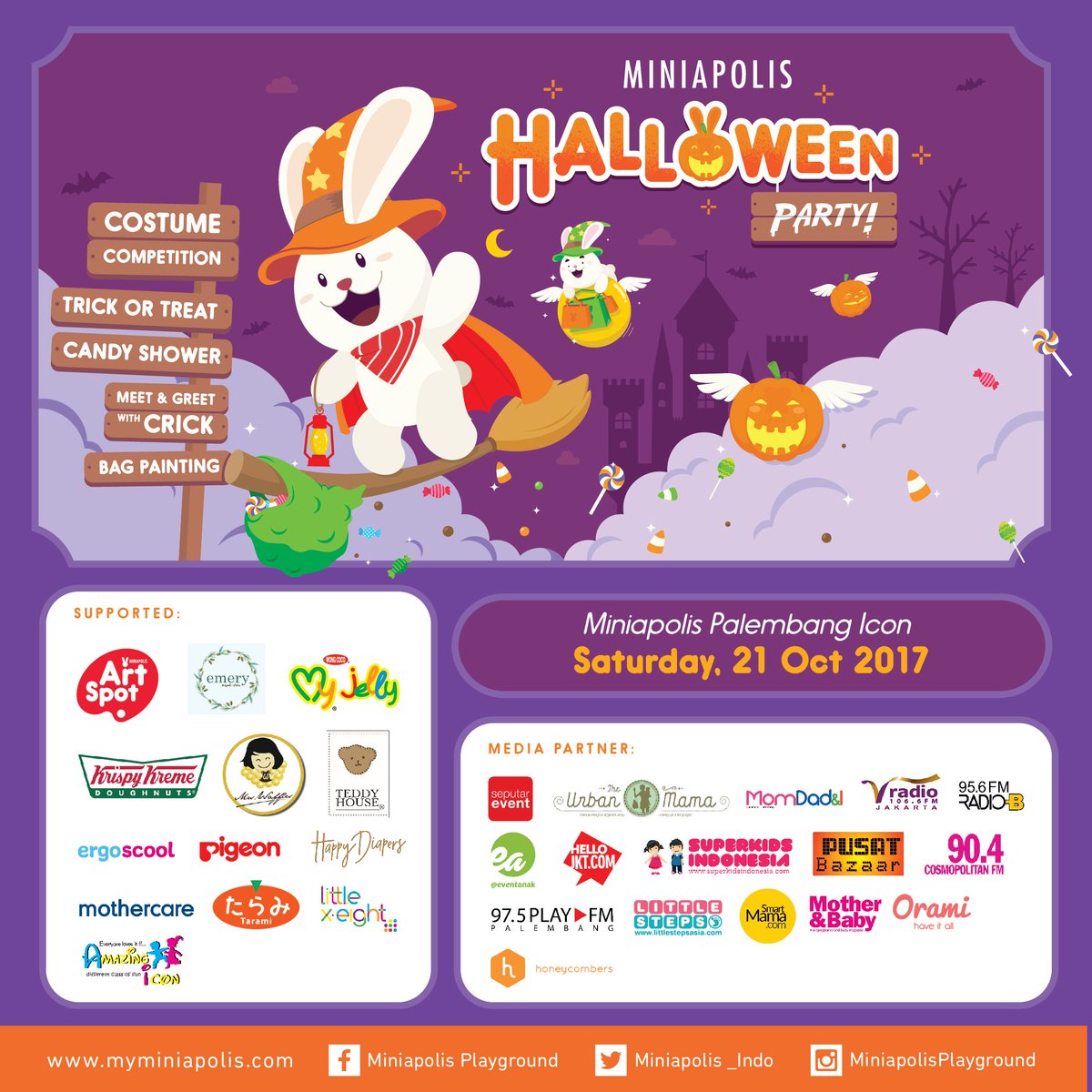 B000! Are you ready to join #MiniapolisHalloweenParty <a href="/palembangicon/">Palembang Icon</a> 2017? Info: 081517218566   bit.ly/2xrUZdl