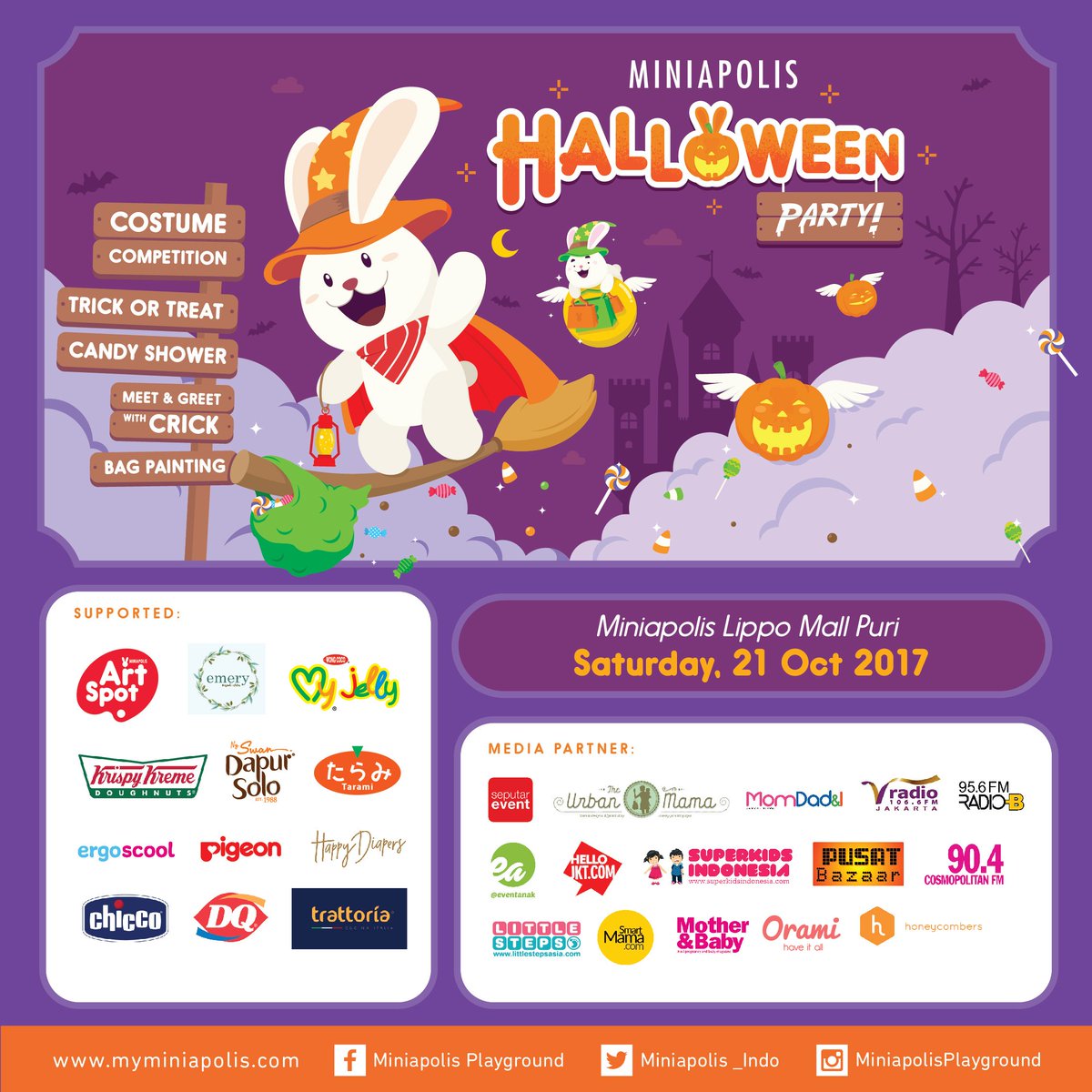 B000! Are you ready to join #MiniapolisHalloweenParty <a href="/LippoMallPuri/">Lippo Mall Puri</a> 2017? Info: 081517218566   bit.ly/2xrUZdl