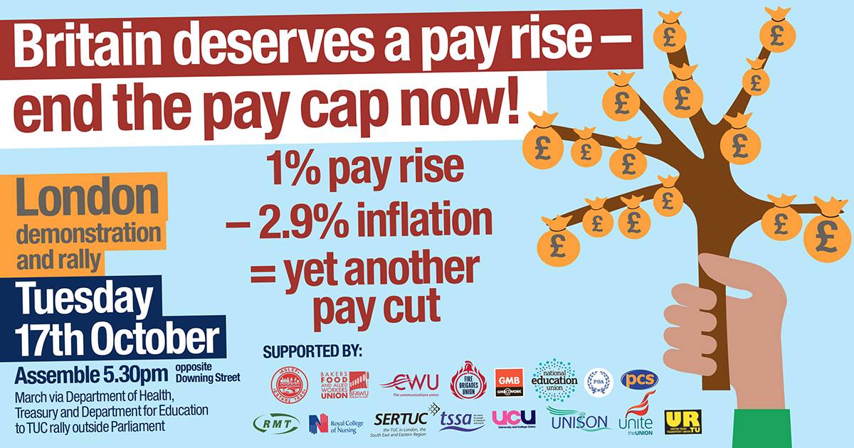 SurreyFBU's tweet photo. Public servants are a team. Fund a pay rise for us all.
Lobby from 14:00-18:00, rally from 18:30-onwards #ScrapTheCap https://t.co/DkziCYNop4