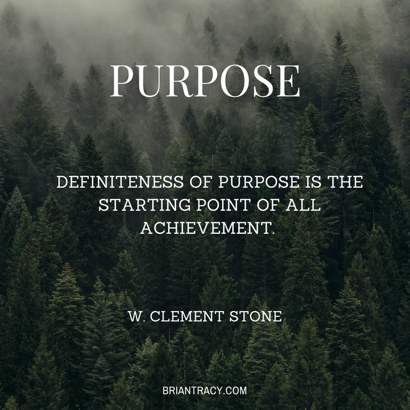 BrianTracy's tweet photo. Define your #purpose and take the first steps towards #success. https://t.co/Y8mxEVQ0RR