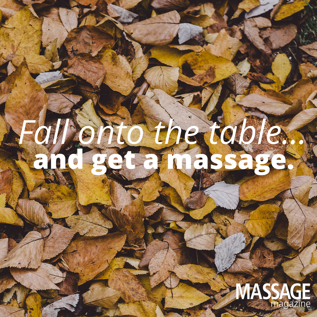 massagemag's tweet image. Fall onto the table, and get a massage! :) #MotivationMonday #Massagetherapy #Massagetherapist #Lifeofamassagetherapist