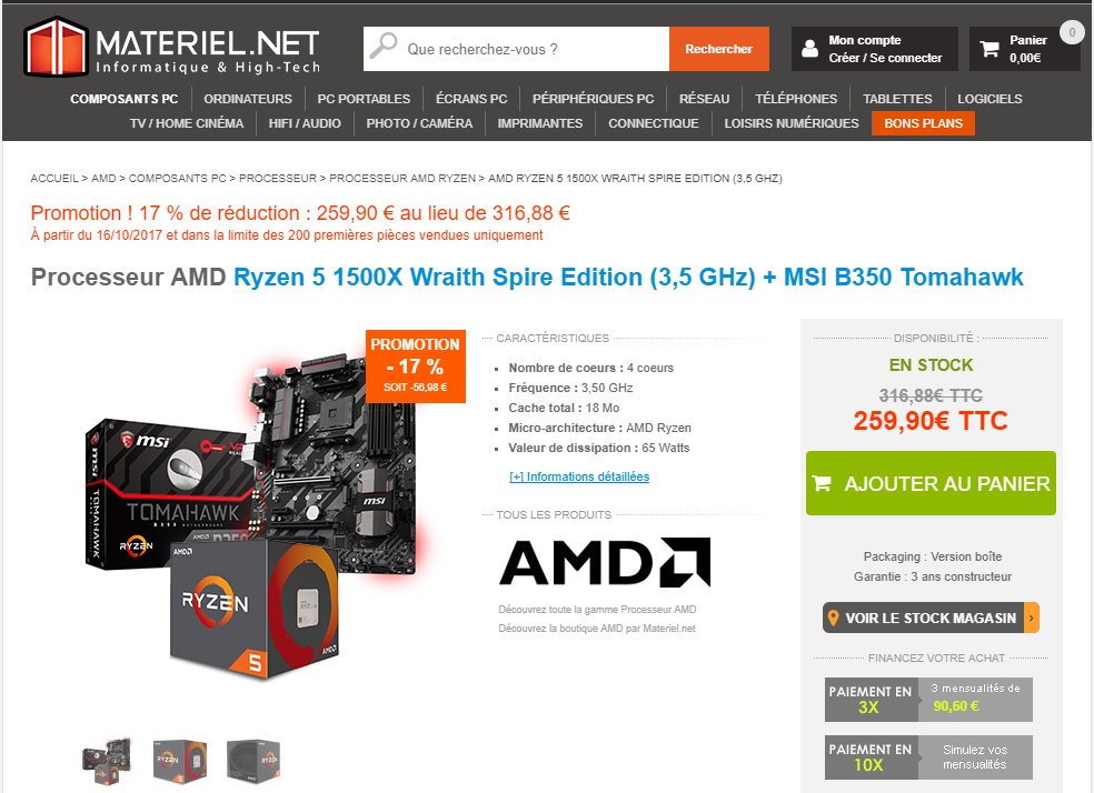 materielnet's tweet photo. Pack Ryzen en promo 🔥 
👉 https://t.co/5oEn9j6pAf https://t.co/GPXDtp1xuZ