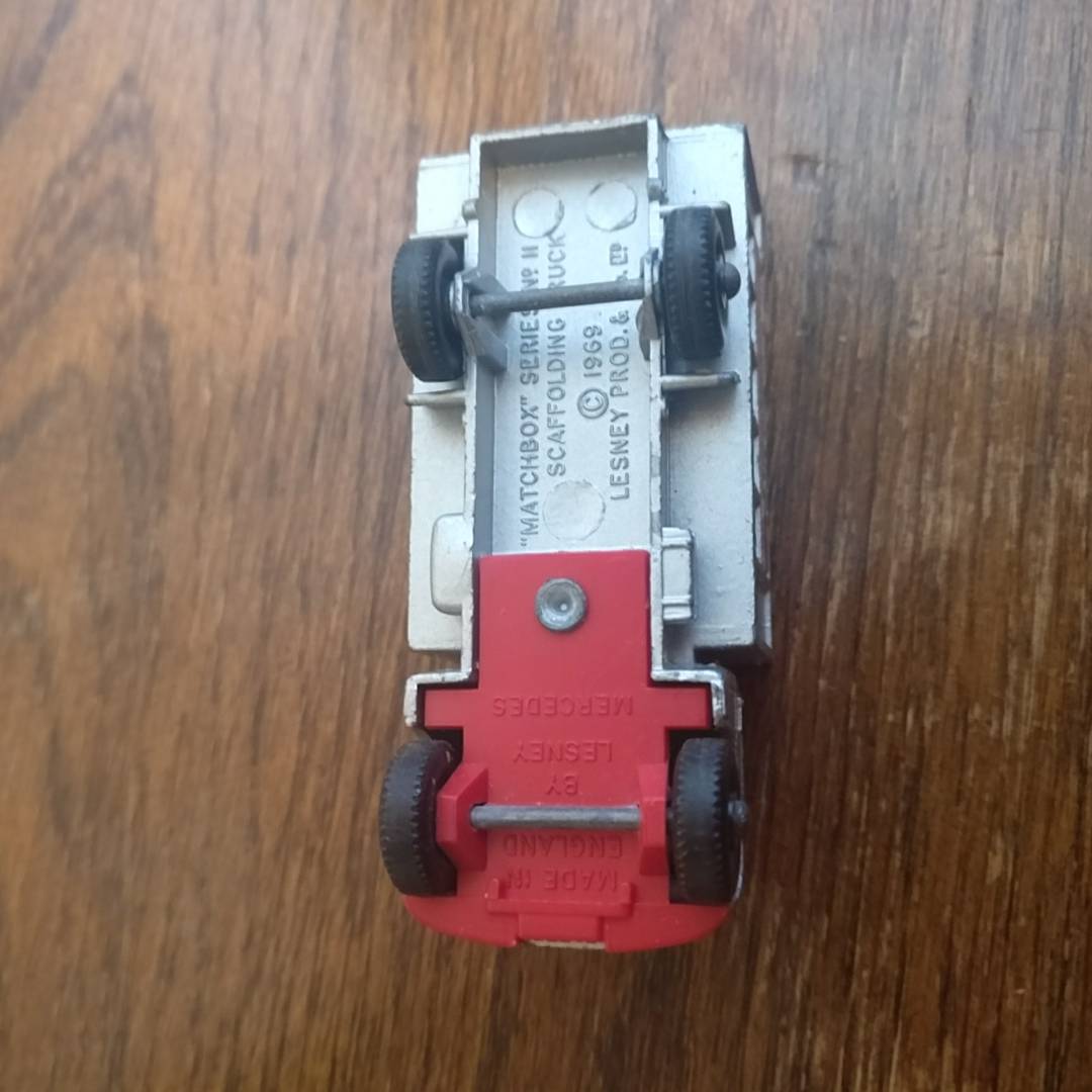 matchbox scaffolding truck 1969