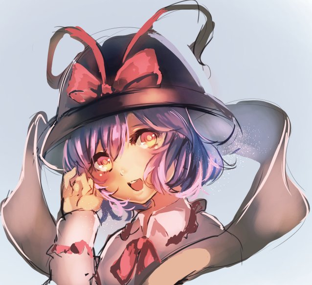 永江衣玖 「#深夜の真剣お絵描き60分一本勝負 衣玖ちゃん 」|水ラピのイラスト