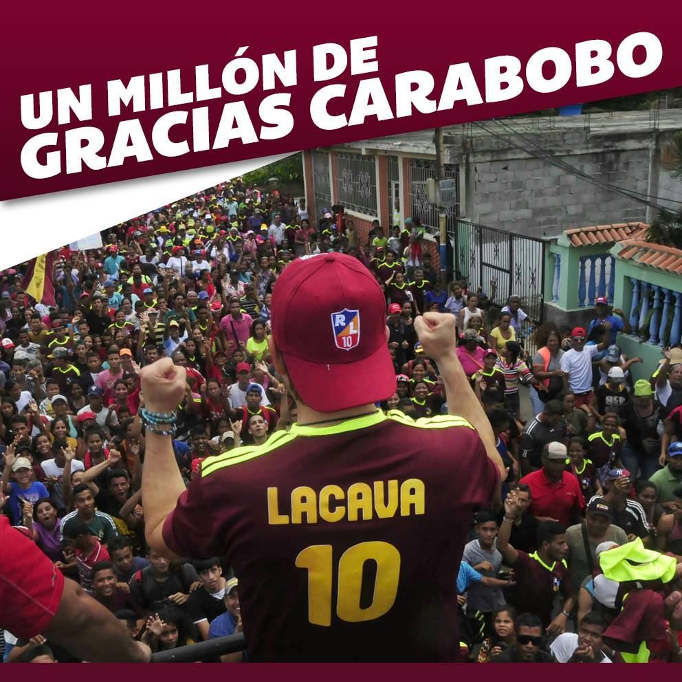 LacavaEnTuits's tweet photo. La victoria de  #RafaelLacavaGobernador fue histórica  hoy tenemos un Carabobo Victorioso @RafaelLacava10 https://t.co/lGzJBixU88