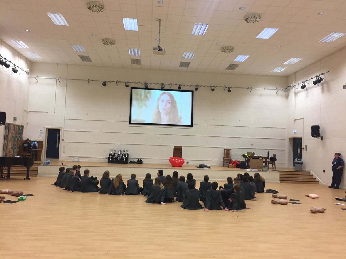 QEGS_Ashbourne's tweet photo. Thank you to the team from @EMASNHSTrust delivering CPR training to our students today, learning how to potentially #RestartAHeart https://t.co/QZsG5YWVHV