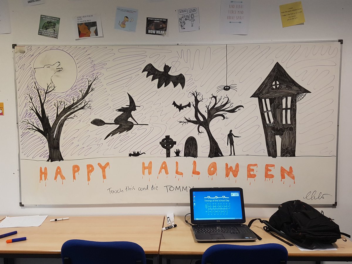 MissMmorrow's tweet photo. 5 more school days until October half term, keep going Sixth Form students! 🕷🕸🎉 #youcandoit https://t.co/Y8f8kiFCG9