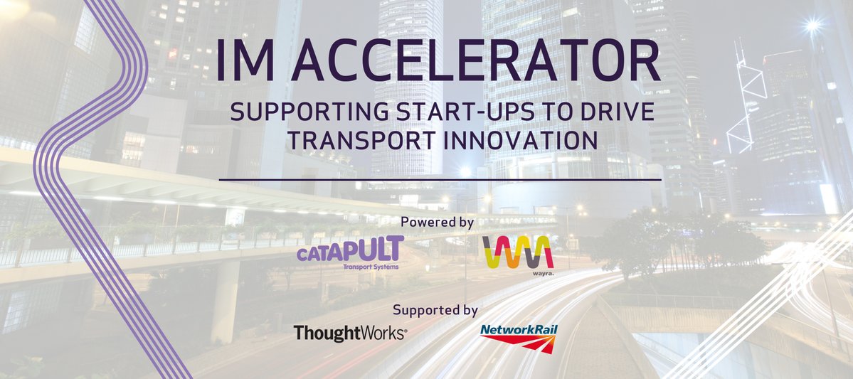 WayraUK's tweet photo. All-aboard for the launch event of our Intelligent Mobility Accelerator tomorrow in Milton Keynes! RSVP here: https://t.co/E28AFqrmQx https://t.co/iudSeZdCG2