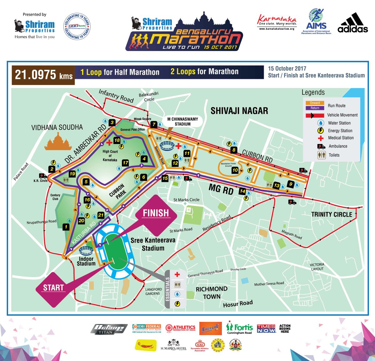 msvinaysimha's tweet photo. Yet another Half Marathon accomplished @ Bengaluru Marathon 2017 edition yesterday ! Great event and a fabulous track all along iconic buildings / streets of Bangalore ! #SPBM2017 #ChallengeYourself https://t.co/2T3aRarWsE