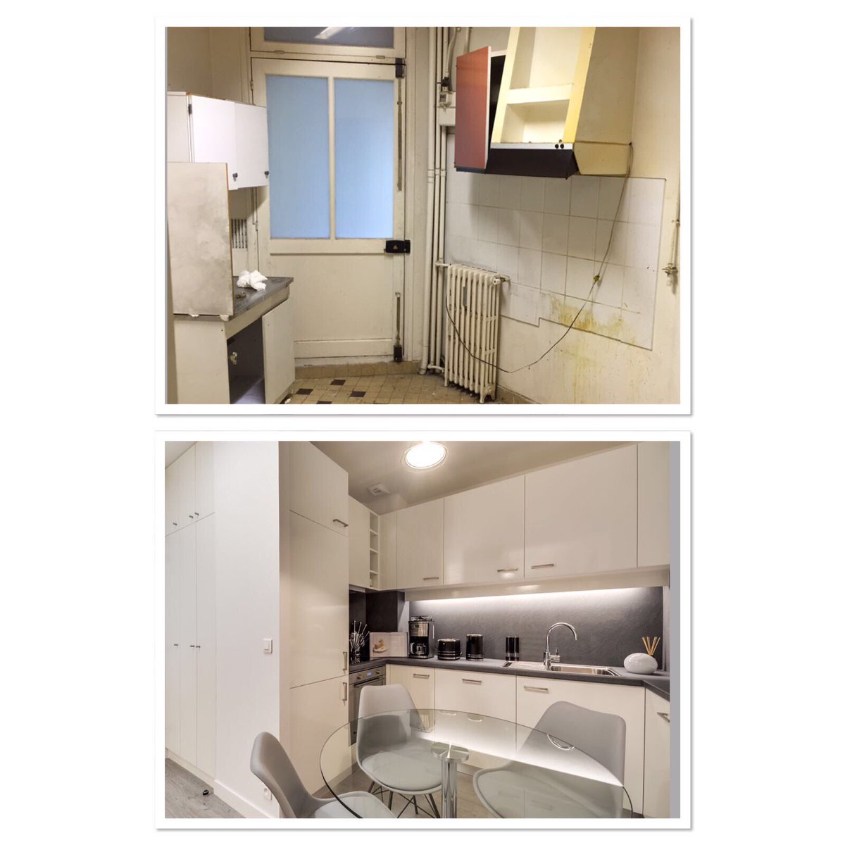 Don't think potential buyers will be willing to do the makeover. Do it before selling (for free!!) and get maximum value for the property.