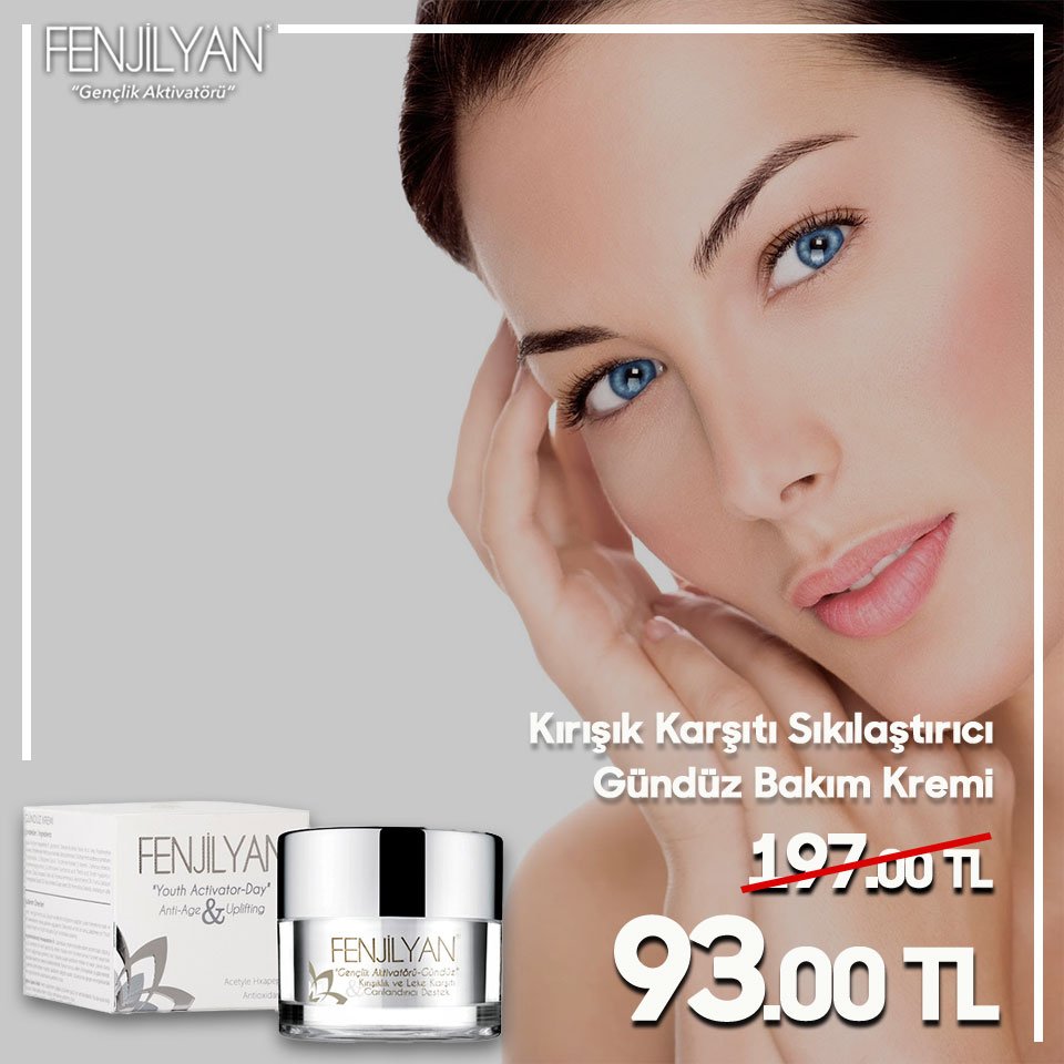 Kırışıklık Karşıtı Sıkılaştırıcı Gündüz Bakım Kremi sadece 93,00 TL!
Hemen satın almak için;
ow.ly/tiI730cdD4J
#fenjilyan #dailycare