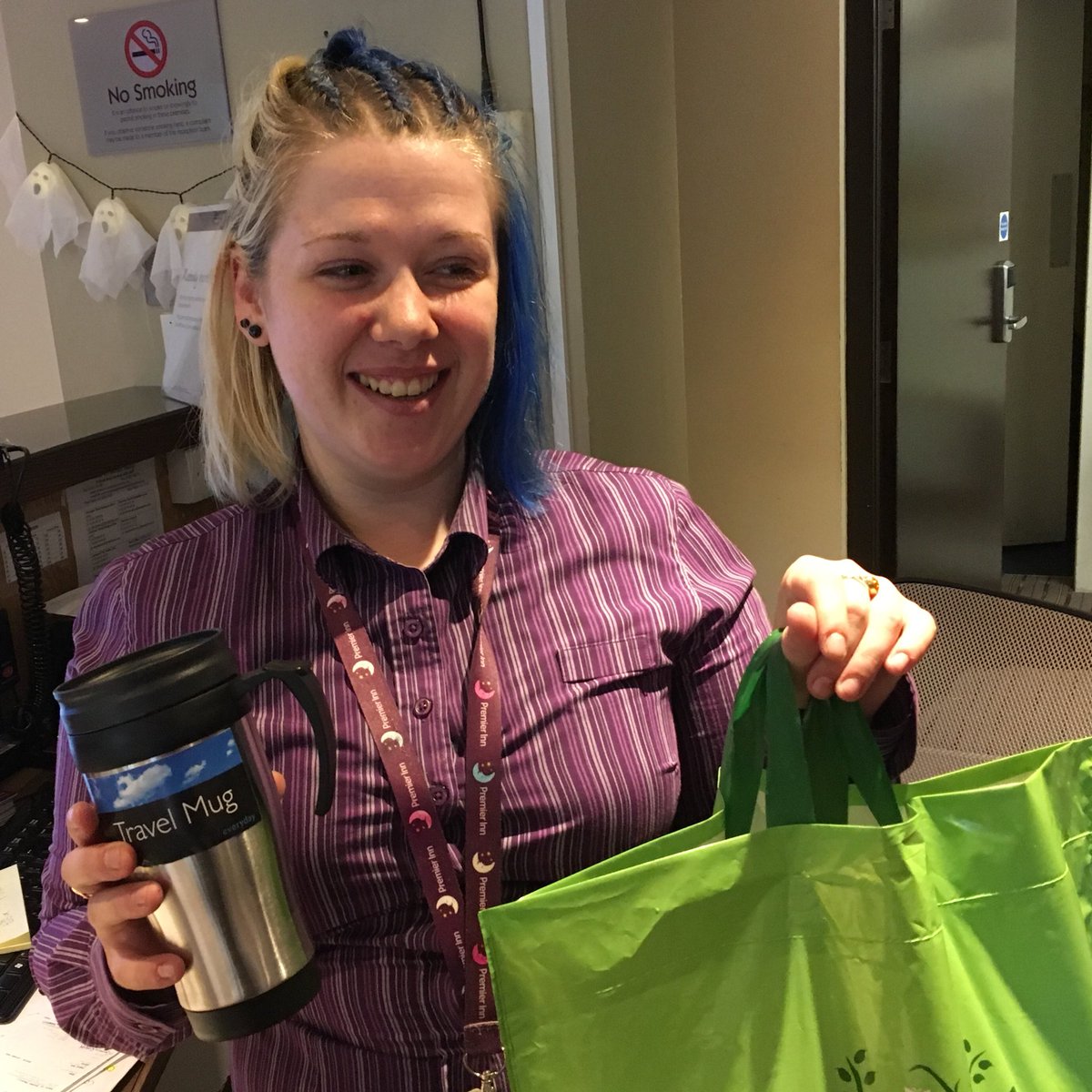 A wee #PIWOW for guests staying the month! A full day without caffeine? Nothing a travel mug can’t fix! <a href="/NorthScotlandPI/">North Scotland Area</a> <a href="/CatherineSmi2/">Catherine smith</a>
