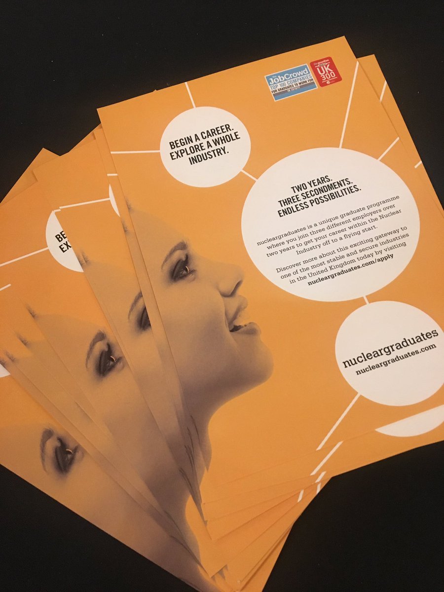 nucleargrads's tweet photo. We're at #nclgradfair today, come and find out more about our amazing programme! @UniofNewcastle @ncl_careers https://t.co/Ju6AkR9qHl