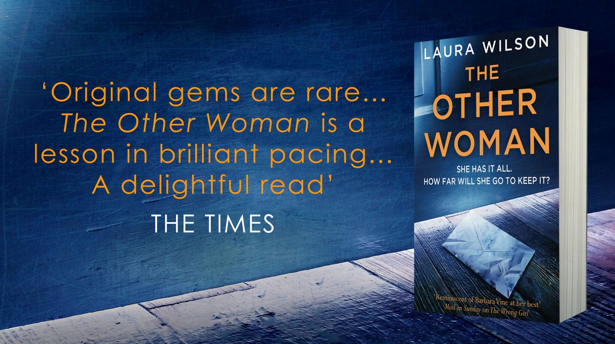 MeadOlivia's tweet photo. Absolutely thrilled with this CORKER of @TheTimesBooks review for @LWilson's THE OTHER WOMAN. Thank you Marcel! #Originalgem 💐🙌👏💜 https://t.co/9rvcugpXRN