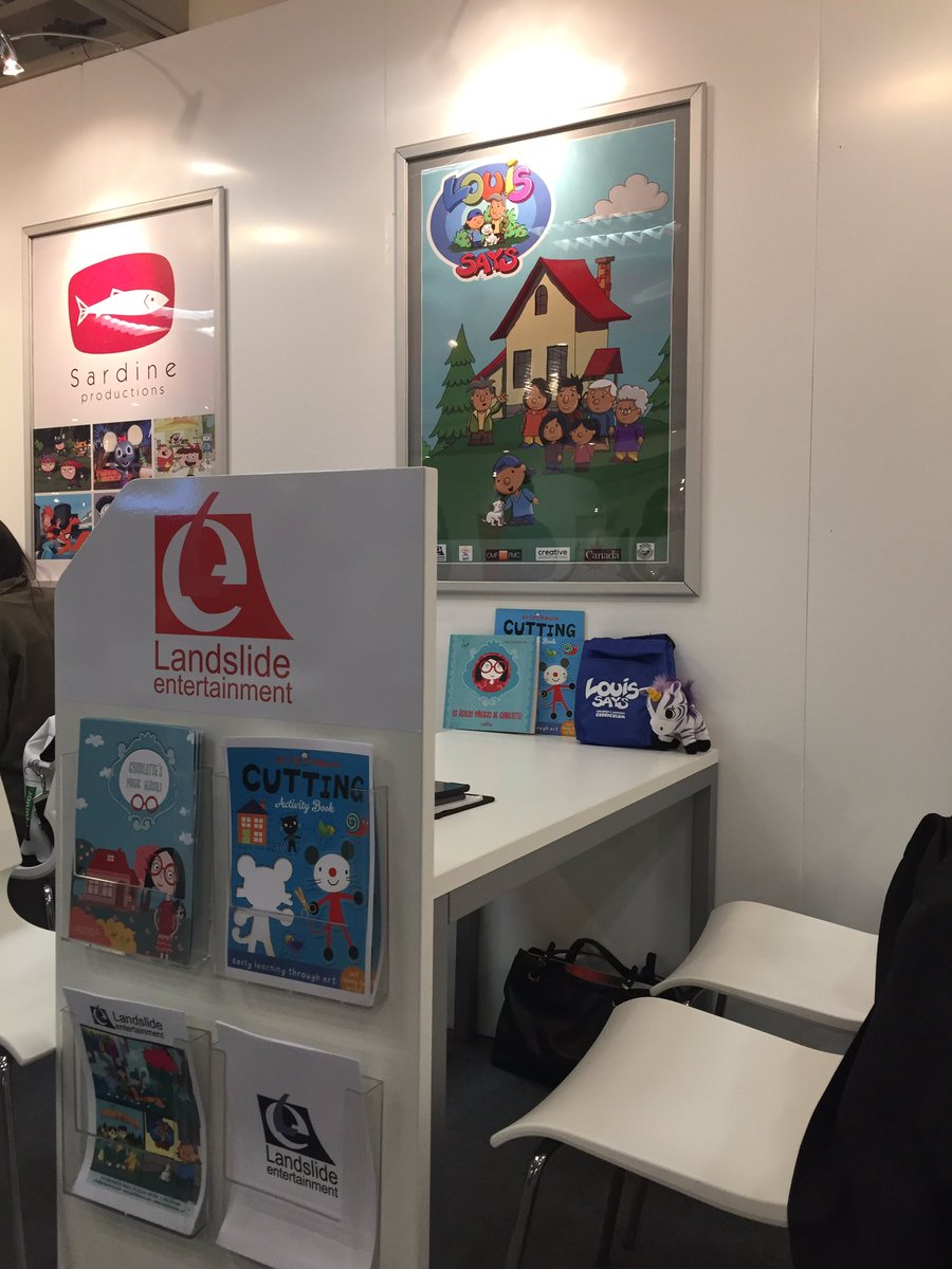 landslidemedia's tweet photo. Our team is ready to go at #MIPCOM17 Thanks to @creativesask and @Telefilm_Canada for their support! @mip https://t.co/IAH3w8s4LG