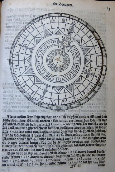 HuubvdL's tweet image. Before the #eBook: the #volvelle as a way of making an #interactive #book (1580 book on navigation @FondCustodia) #earlymodern #bookhistory