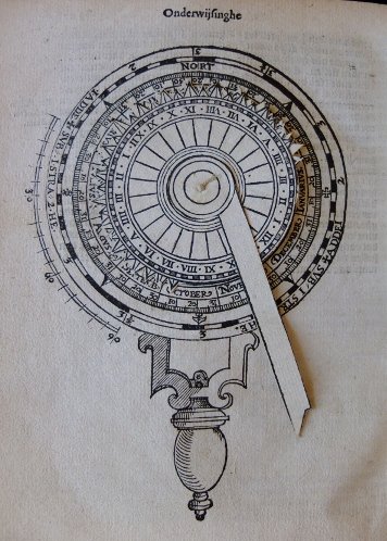 HuubvdL's tweet image. Before the #eBook: the #volvelle as a way of making an #interactive #book (1580 book on navigation @FondCustodia) #earlymodern #bookhistory