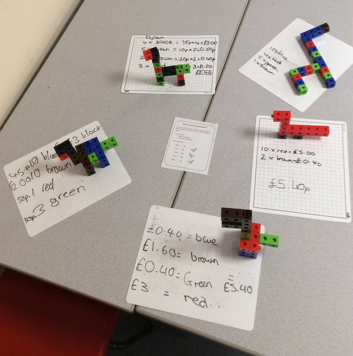 dove_shell_fed's tweet photo. Year 6 used their mathematical problem solving skills to make a good looking dinosaur worth £5.40. #DSF #DSFStTYear6 https://t.co/Iue15k9uLK