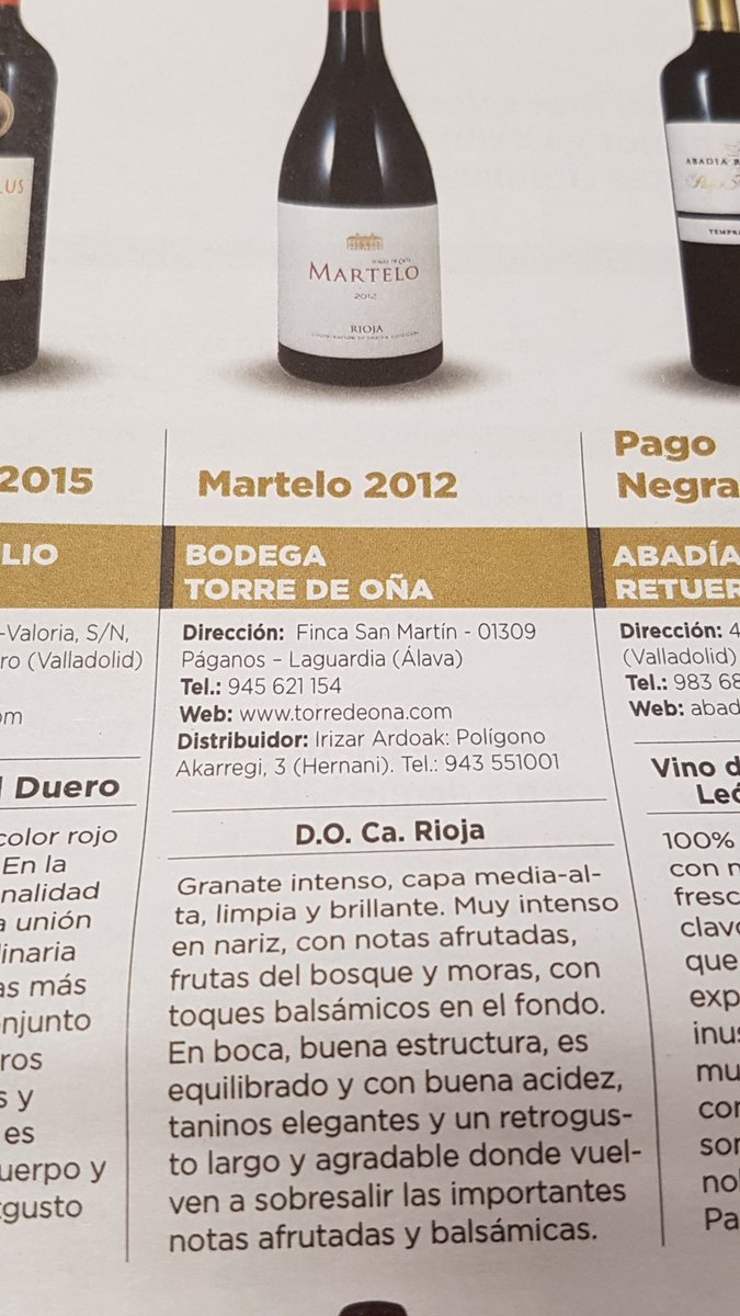 Bodega Torre de Oña - Rioja Alavesa tweet media