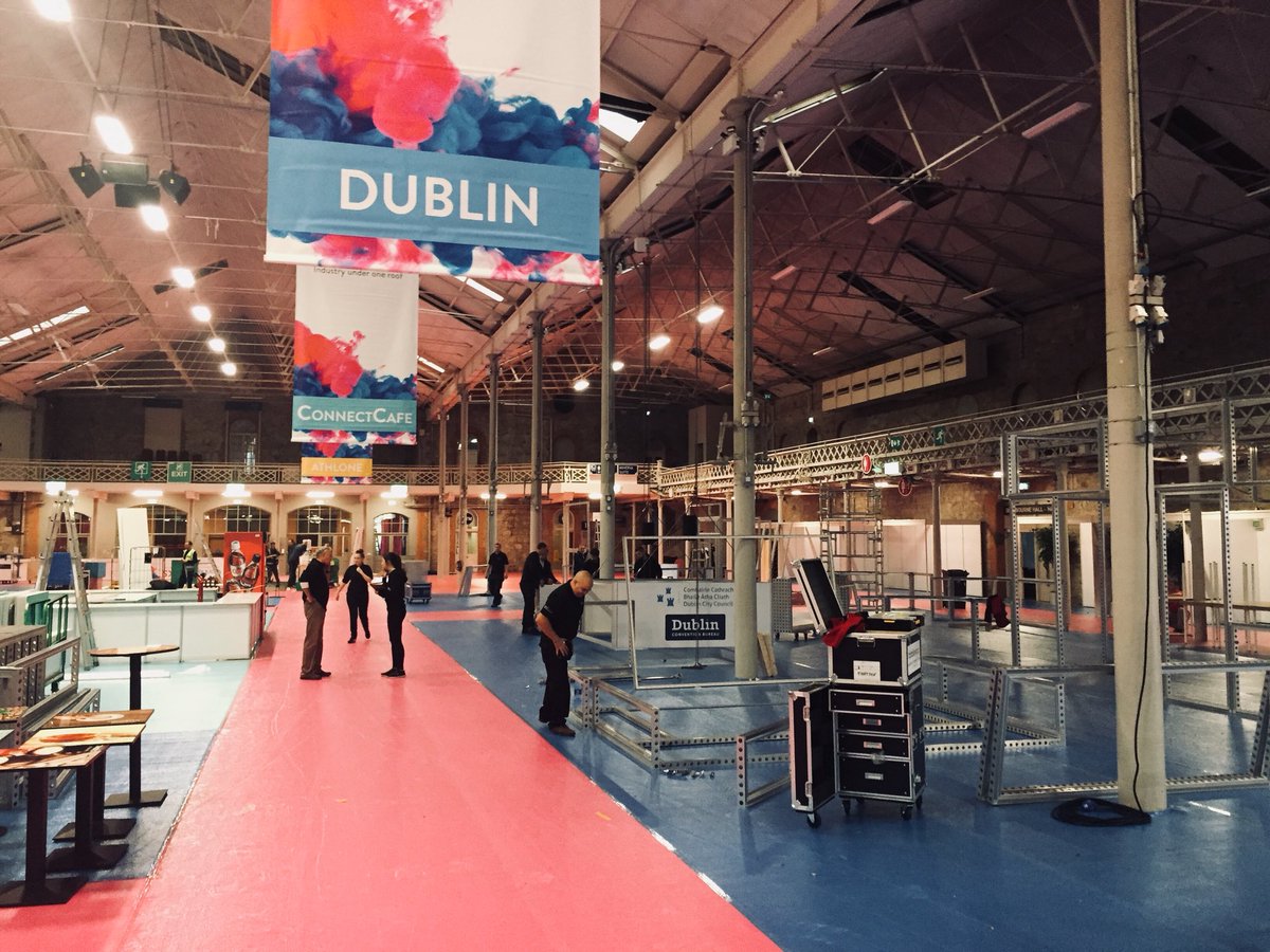 SafeEventsIE's tweet photo. Our Team is on site for @ConnectShowcase build in RDS. We’ll be monitoring #Ophelia w/ client &amp; suppliers &amp; acting accordingly. #eventsafety https://t.co/A3odqYiCIB