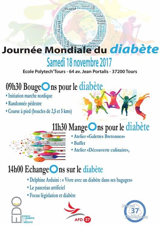 Lab_2_u's tweet image. #RDV à ne pas manquer demain : On #aime et on #soutient l&apos;initiative de @PolytechTours pour la #JourneeMondialeDuDiabète #diabète #LAB2U